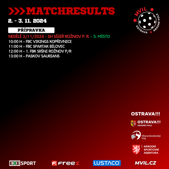 Matchresults 8 2