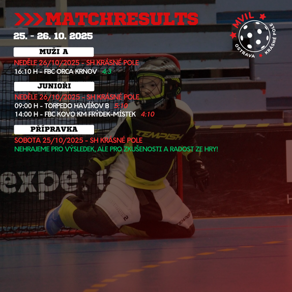 Matchresults 25/26 7 2